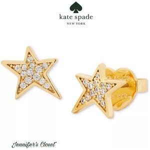 KATE SPADE Pave Star Stud Earrings NWT